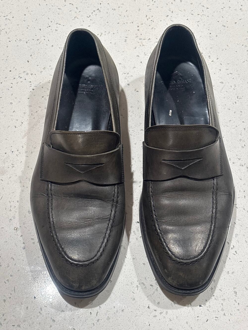 Mens girogio Armani loafers size 7